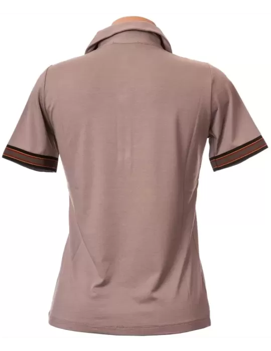 Maglia polo di cotone a mezza manica | Musetti outlet