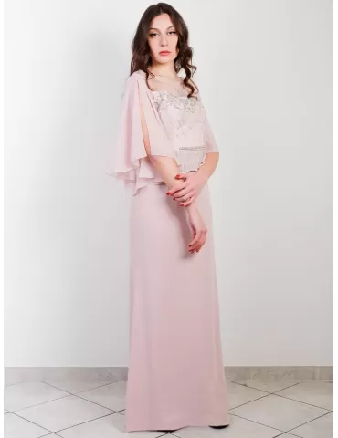 Abito chiffon hotsell rosa