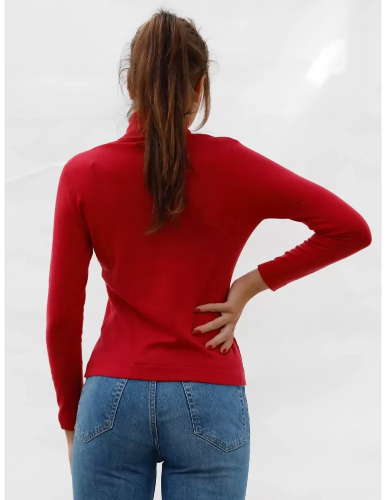 Wool and Cashmere maglia nera dolcevita