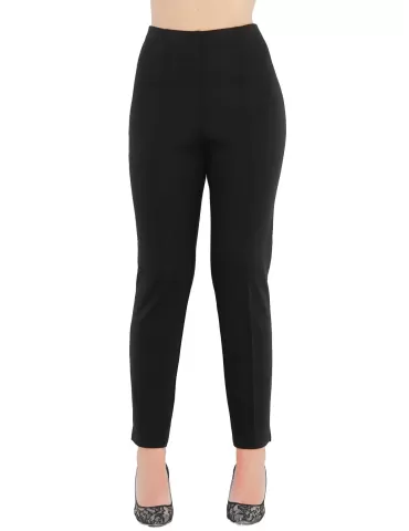 Aldo Colombo - Finest merino wool Italian brown jersey trousers