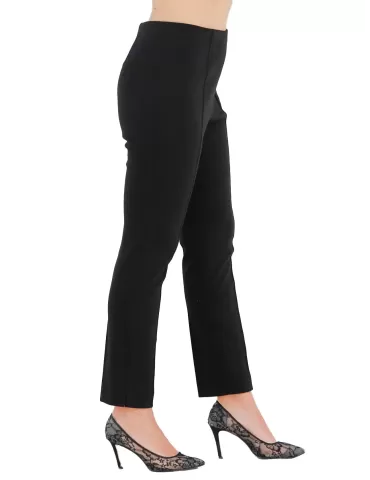 Pantaloni in pura lana microfantasia grigio Aldo Colombo 2