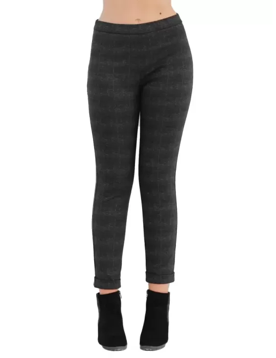Pantaloni in pura lana microfantasia grigio Aldo Colombo Pantaloni in pura lana microfantasia grigio Aldo Colombo