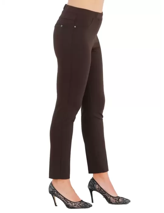 Pantaloni in pura lana microfantasia grigio Aldo Colombo