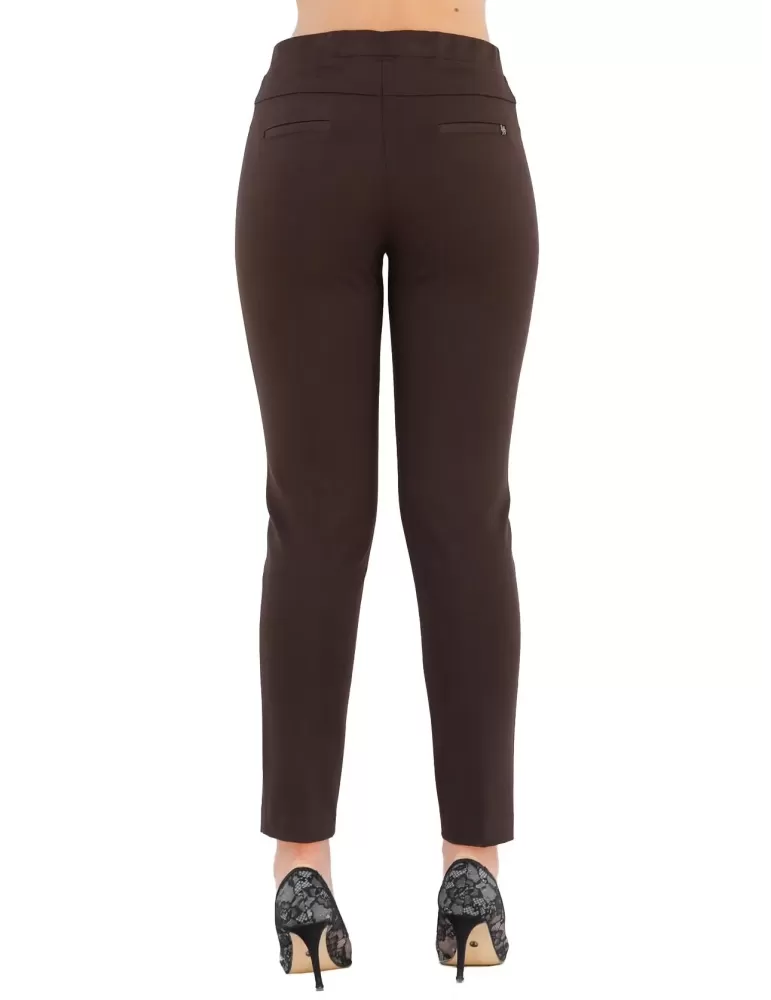 Pantaloni in pura lana microfantasia grigio Aldo Colombo