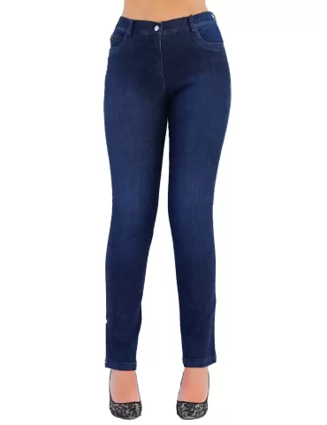Paz Torras online shop Pantaloni jeans classici denim blu fino alla 54