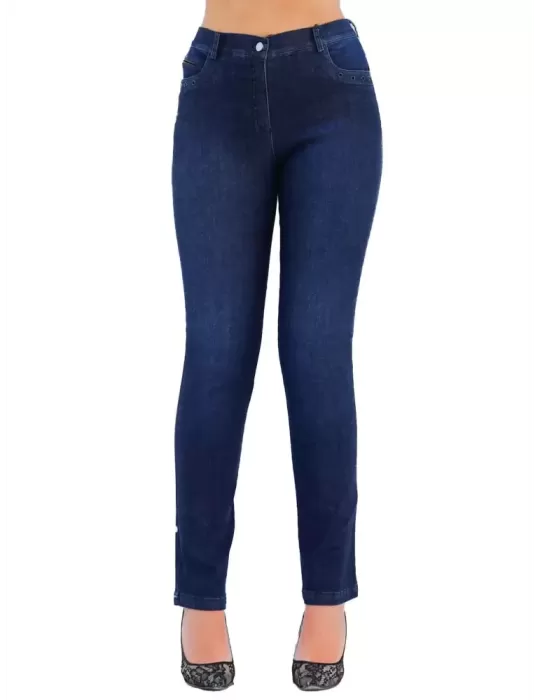 Paz Torras online shop Pantaloni jeans classici denim blu fino alla 54 Paz Torras online shop Pantaloni jeans classici denim blu fino alla 54