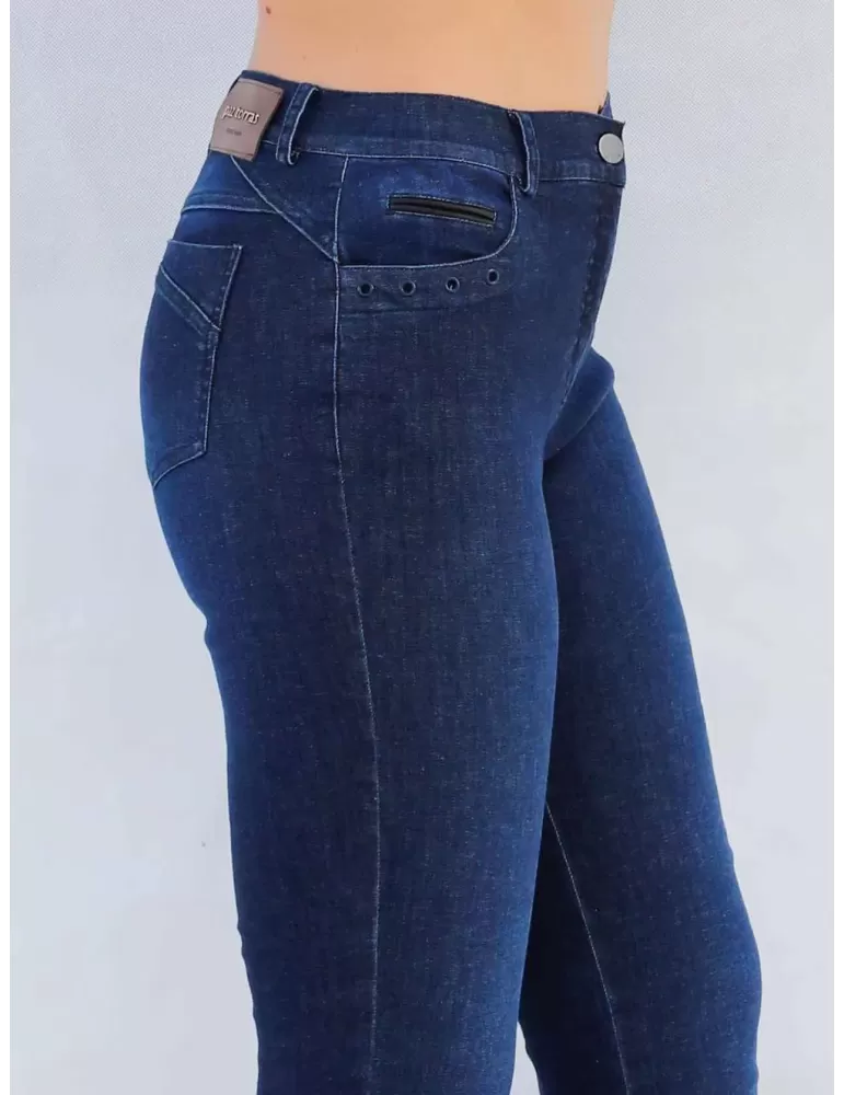 Paz Torras online shop Pantaloni jeans classici denim blu fino alla 54