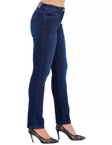 Paz Torras online shop Pantaloni jeans classici denim blu fino alla 54 2