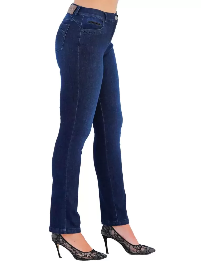 Paz Torras Classic blue denim jeans trousers