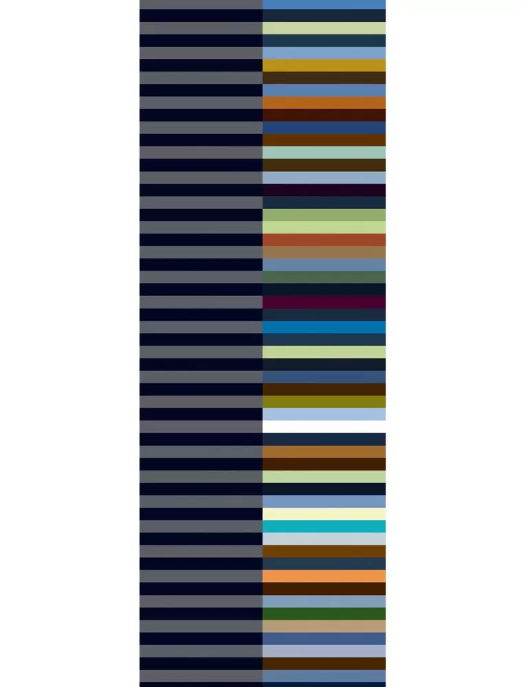 Nicki Colombo | Made in Italy | Unisex grey printed wool scarf