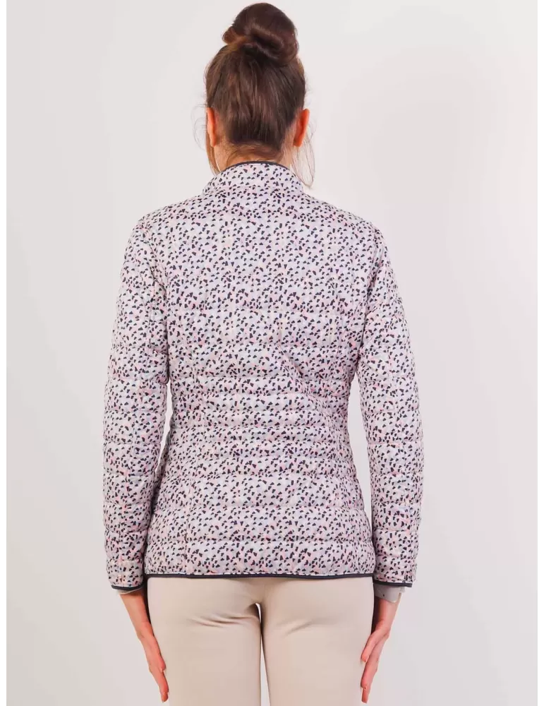 Giacca trapunta blu reversibile fantasia Concept K