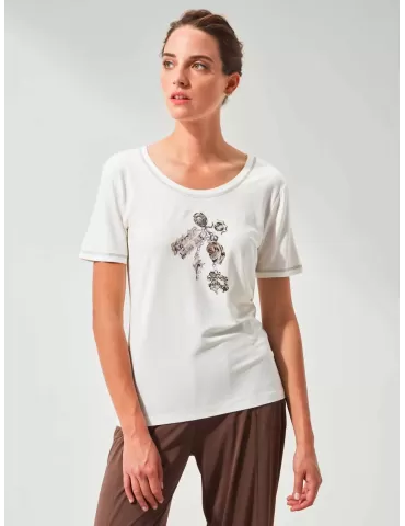 Fuego Woman white t-shirt...