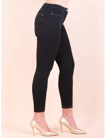 Volpato Italy bodycon dark blue push-up jeans trousers 2