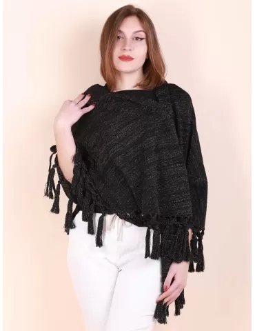 Black cape hot sale scarf