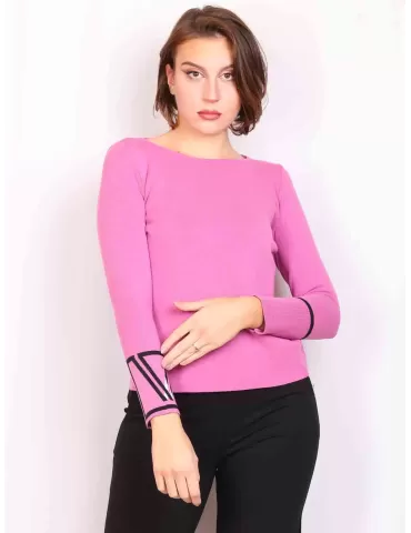 Maglia in viscosa fucsia...