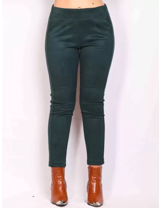 Paz Torras petrol blue suede push up tight pants trousers Paz Torras petrol blue suede push up tight pants trousers