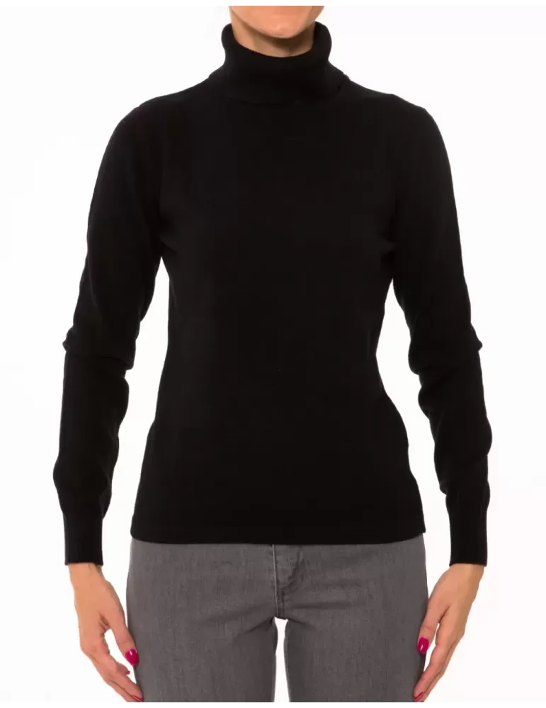 Lightweight black turtleneck sale