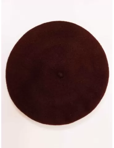 Cappelli Complit | Basco marrone con frangia e passamaneria dorata