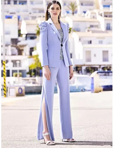 Light blue on sale suit jacket womens