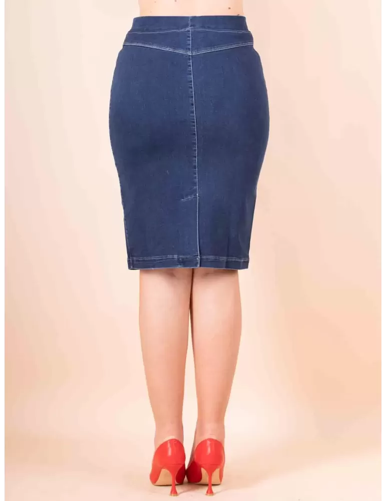 Magasinage en ligne jupe LP Pucci brun et noir