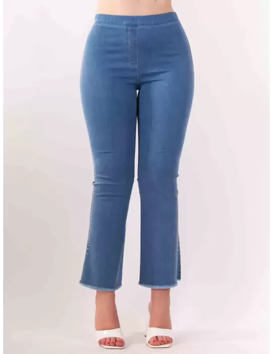 Volpato Italy bodycon dark blue push-up jeans trousers Volpato Italy bodycon dark blue push-up jeans trousers