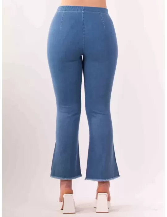 Volpato Italy bodycon dark blue push-up jeans trousers