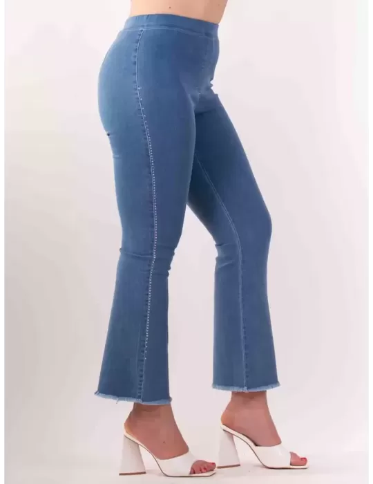 Volpato Italy bodycon dark blue push-up jeans trousers