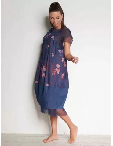 May Day blue light cotton denim overalls summer dress 2