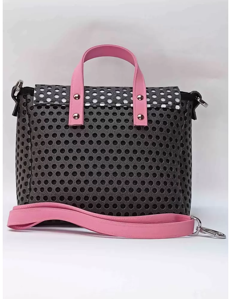 Black and pink neoprene bag by My Day Italy