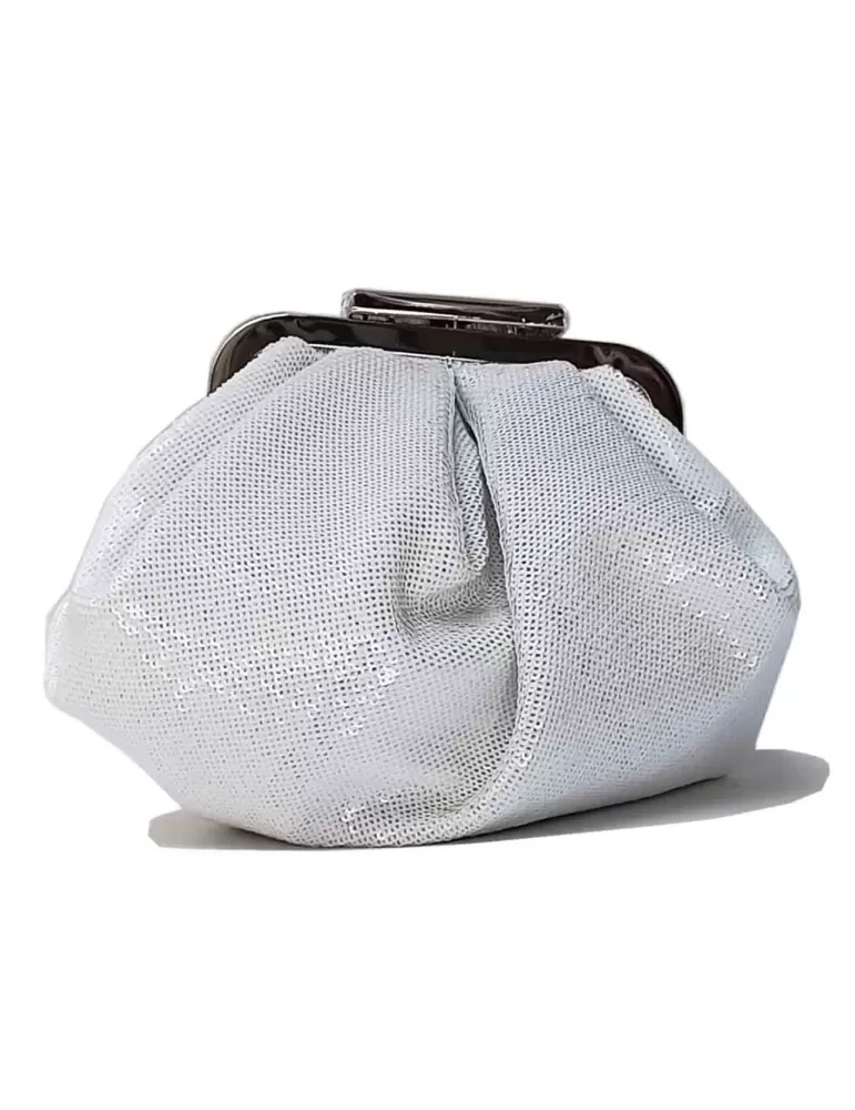 Anna Cecere white sequins granny purse jewel bag Anna Cecere white sequins granny purse jewel bag