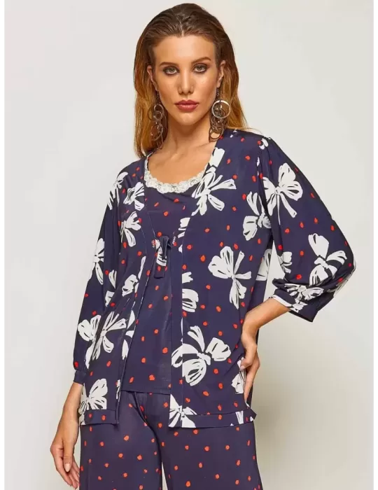 Francesca Mercuriali | Twinset pois bianco rosso e blu fino alla 60 Francesca Mercuriali | Twinset pois bianco rosso e blu fino alla 60