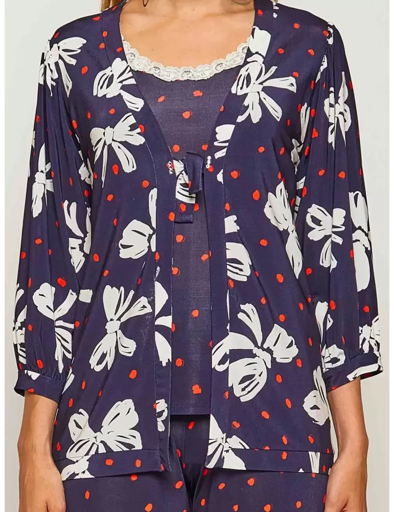 Francesca Mercuriali | Twinset pois bianco rosso e blu fino alla 60