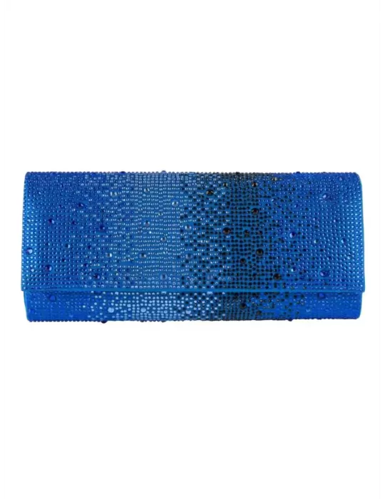 Royal blue jewel bag with rhinestones | Anna Cecere bags | Buy online Royal blue jewel bag with rhinestones | Anna Cecere bags | Buy online