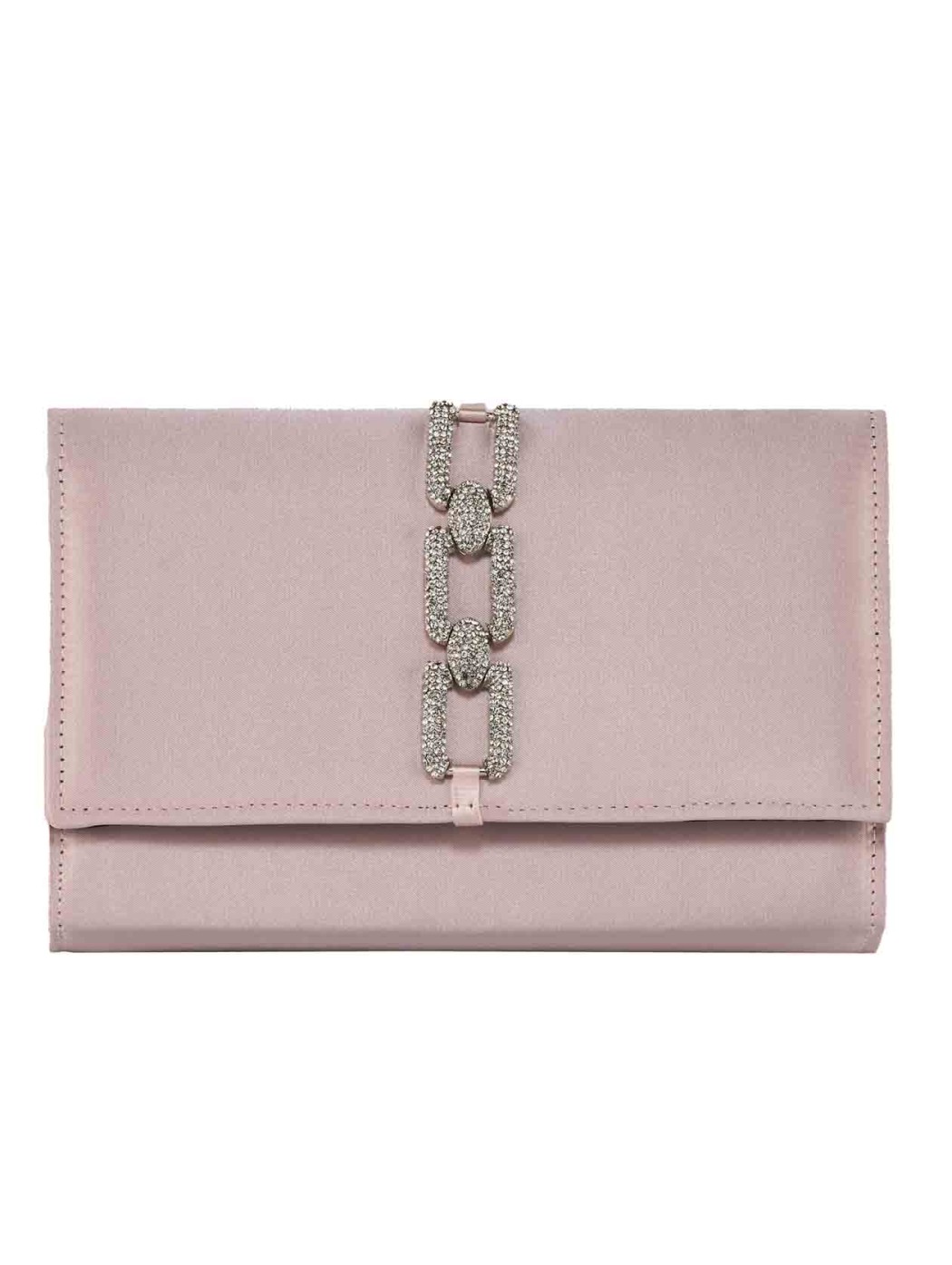 Pink silk purse jewel hand...