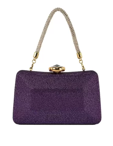 Anna Cecere purple purse...