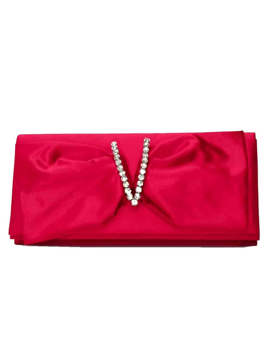 Anna Cecere red silk purse...