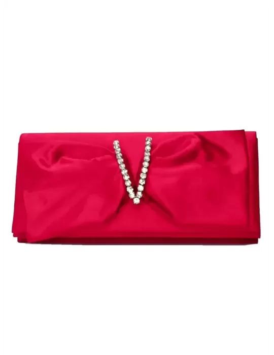 Red silk wedding bag with ribbon | Anna Cecere acx241 | Buy online Red silk wedding bag with ribbon | Anna Cecere acx241 | Buy online