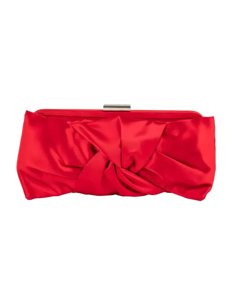 Anna Cecere bags | Borsa cerimonia in raso rosso con fiocco acx 693 Anna Cecere bags | Borsa cerimonia in raso rosso con fiocco acx 693