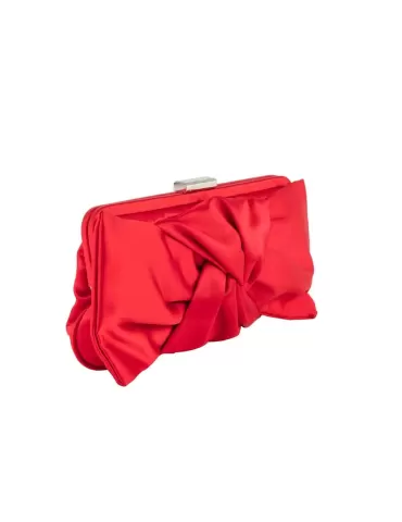 Red silk wedding bag with ribbon | Anna Cecere acx693 | Buy online 2