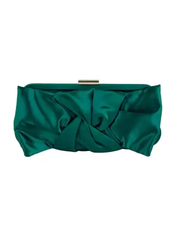 Anna Cecere green silk...