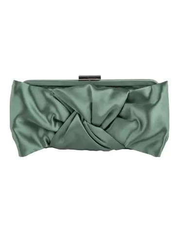 Anna Cecere green silk...