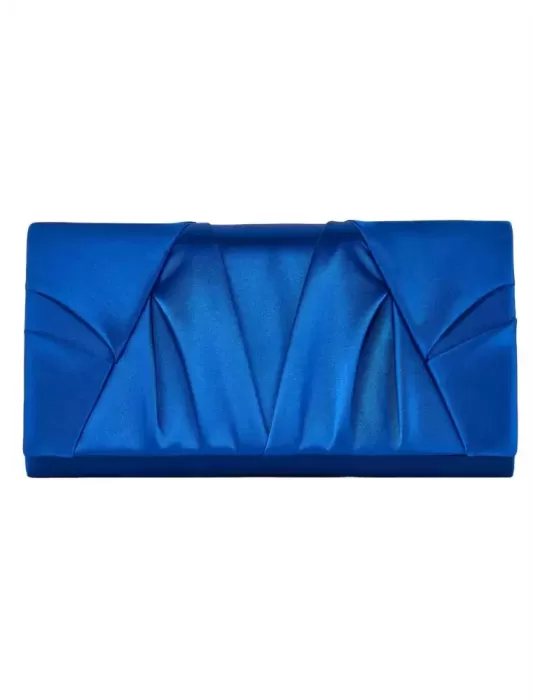 Anna Cecere bags | Borsa baguette raso azzurro drappeggiato aca636 Anna Cecere bags | Borsa baguette raso azzurro drappeggiato aca636