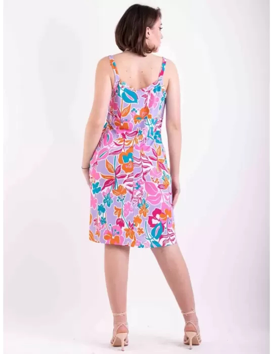 Rubamori Milano | Abito prendisole scollato jersey fino alla tg 54