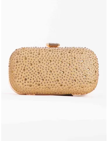 Golden lurex thread purse...