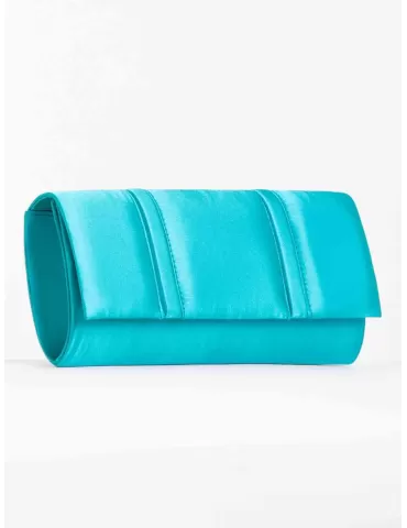 Anna Cecere acx648 | Borsa cerimonia baguette rettangolare raso verde 2