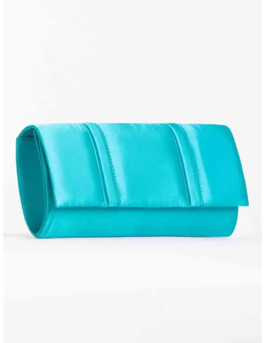 Anna Cecere acx648 | Borsa cerimonia baguette rettangolare raso verde