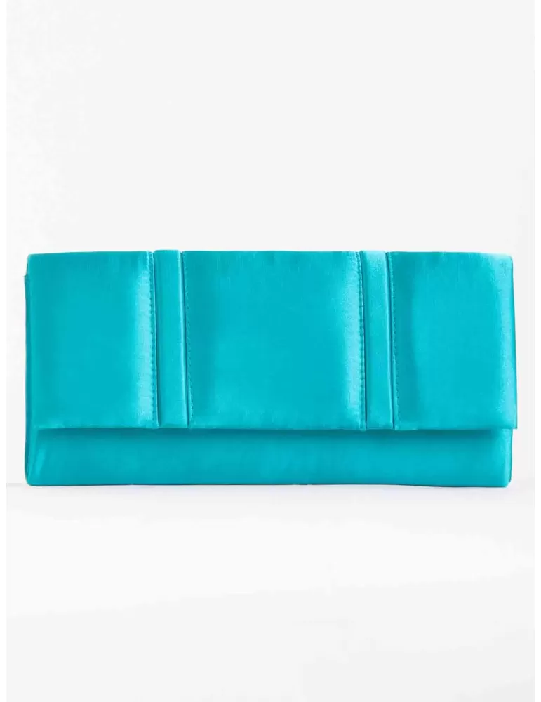 Anna Cecere acx648 green silk rectangular purse evening hand bag Anna Cecere acx648 green silk rectangular purse evening hand bag