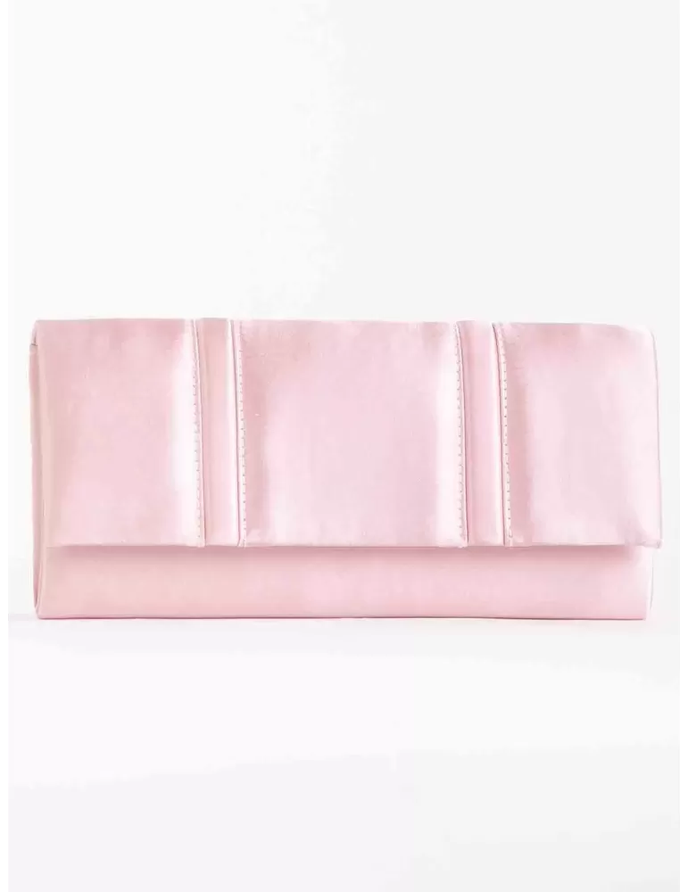 Anna Cecere acx648 | Borsa cerimonia baguette rettangolare raso rosa Anna Cecere acx648 | Borsa cerimonia baguette rettangolare raso rosa