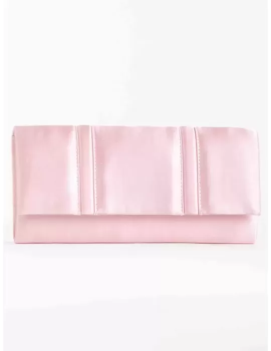 Anna Cecere pink silk rectangular purse hand bag acx648 Anna Cecere pink silk rectangular purse hand bag acx648