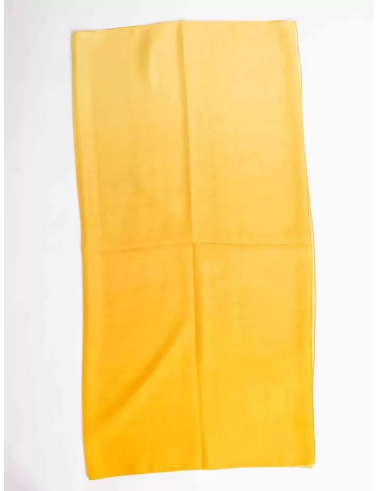 Yellow blended formal silk scarf shawl beach robe sarong